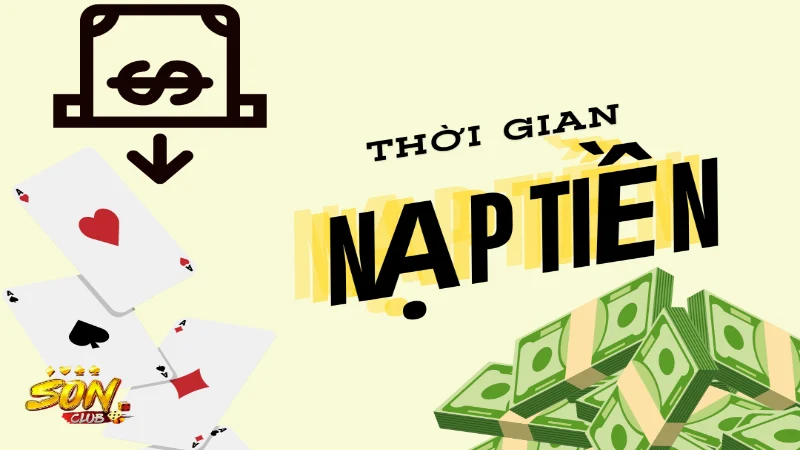 Thời gian nạp tiền diễn ra “nhanh như chớp”
